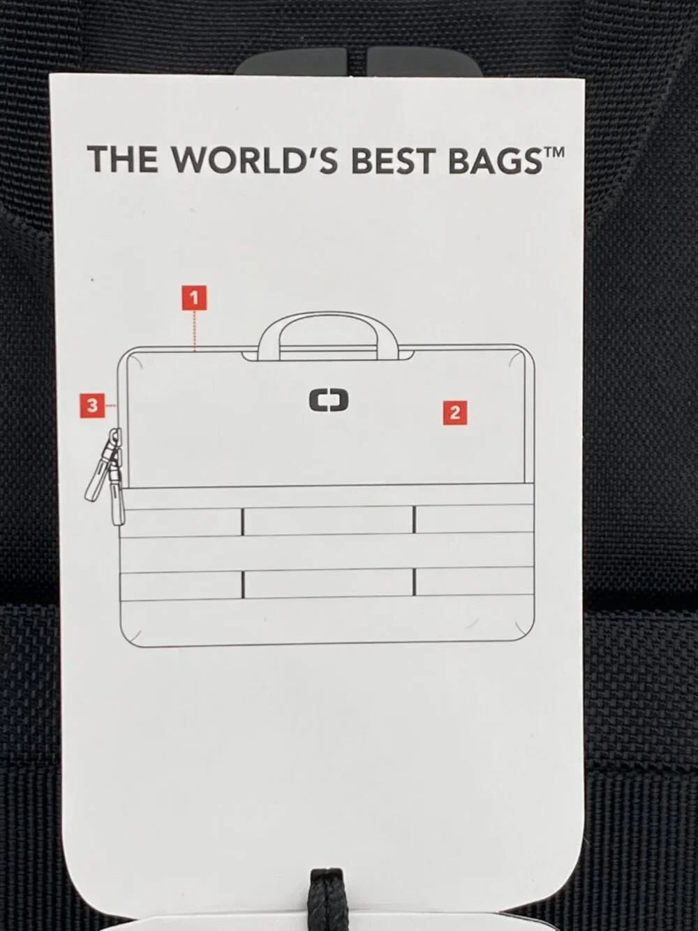 OGIO Pace Pro 10L Briefcase Backpack Top Golf Leagues Logo Laptop Travel Bag NWT